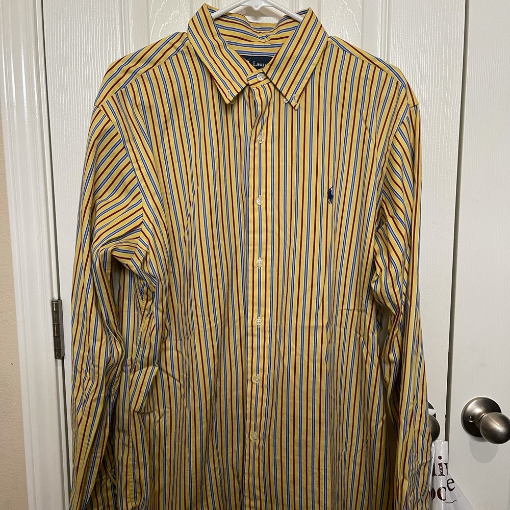 Polo Ralph Lauren Dress Shirt Men’s Size XL-$15